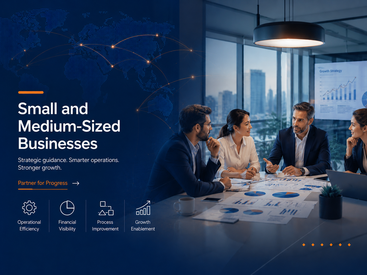 Small and Medium-Sized Businesses advisory sector visual