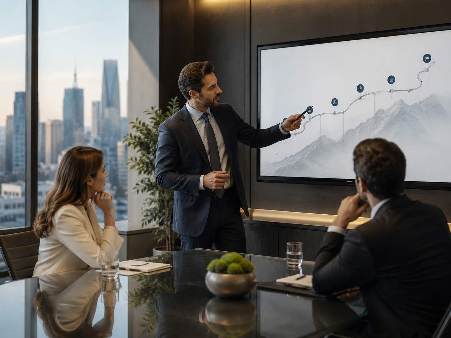 Business advisory strategy presentation for execution readiness